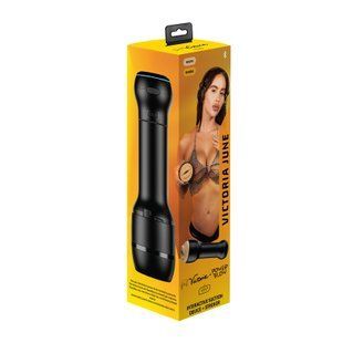 Мастурбатор-ротик Kiiroo FeelVictoria Mouth зі всмоктувальною інтерактивною насадкою PowerBlow Combo Set SO9360 фото