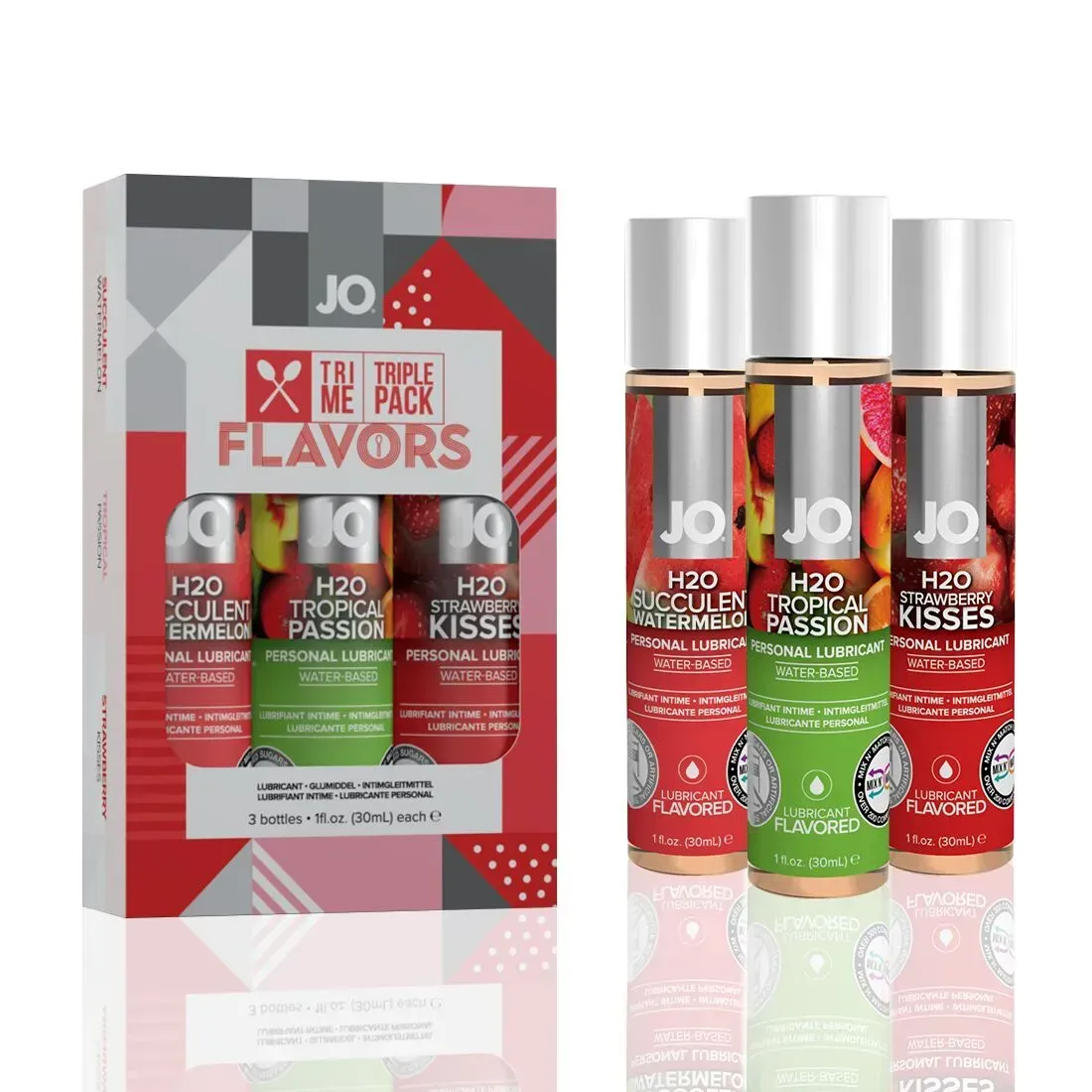 Набір JO Tri-Me Triple Pack Flavors