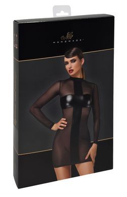 Сукня Noir Handmade F369 Crossfire Mesh & Wetlook Mini dress M SX4100 фото