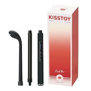 Електростимулятор з вібрацією KISSTOY Find Her, 3 насадки + подовжувач SX3312 фото
