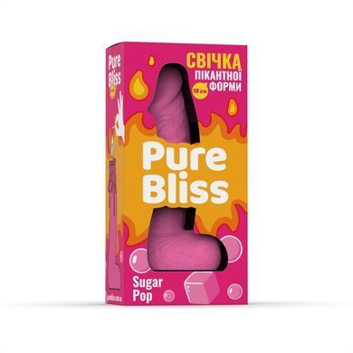 Ароматна свічка пікантної форми Pure Bliss Pink Sugar Pop (Жуйка) 18 см SX3038 фото