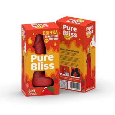 Ароматна свічка пікантної форми Pure Bliss Red Juicy Crush (Ягідний вибух) 18 см SX3039 фото