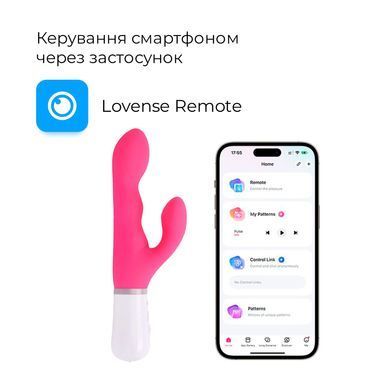 Смарт вібратор-кролик Lovense Nora з обертовим стовбуром SO4090 фото