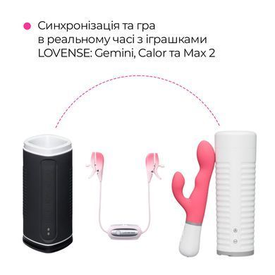 Смарт вібратор-кролик Lovense Nora з обертовим стовбуром SO4090 фото