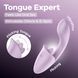 Вагінально-кліторальний вібратор Satisfyer Tongue Expert з язичком SX3851 фото 6