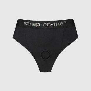 Трусики з фіксацією дилдо Strap-On-Me Harness Lingerie Idole - XS - Black SX3522 фото
