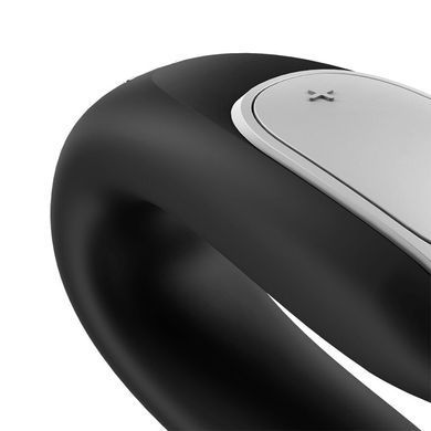 Смарт-вібратор для пар Satisfyer Double Fun (Black) з пультом ДК SO5058 фото
