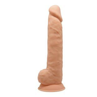 Фалоімітатор реалістичний SilexD Arnold Flesh (MODEL 5 size 10in), двошаровий, силікон+Silexpan SO5969 фото