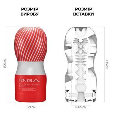 Мастурбатор Tenga Air Flow Cup, 24 повітряні камери всередині SO4549 фото