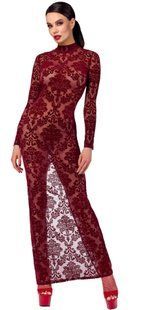 Сукня Noir Handmade F383 Kink Royal gown/long dress L SX4155 фото