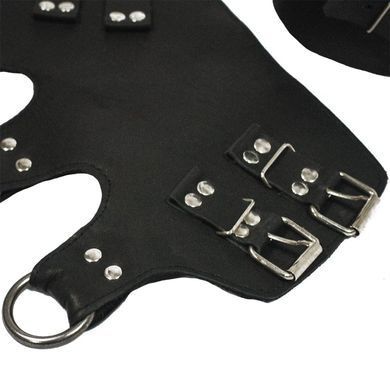 Поножі-манжети для підвісу за ноги Art of Sex &ndash; Leg Cuffs For Suspension, чорні, натуральна шкіра SO5182 фото
