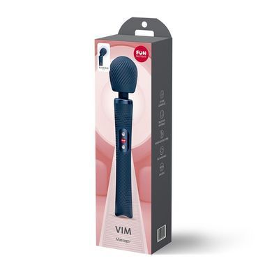 Вібромасажер Fun Factory VIM Vibrating Wand Nightblue, суперпотужний та легкий, до 6 годин роботи SX3660 фото