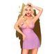 Мінісукня з мереживним ліфом та стрінгами Penthouse - Bedtime Story Purple S/M SO5235 фото