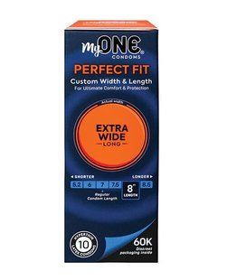 Презервативи MyONE Extra Wide & Long 10 шт, картонна коробка SX1253 фото