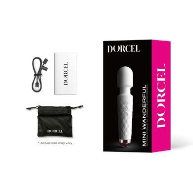 Мінівібромасажер Dorcel Wand Mini Wanderful White SO7814 фото