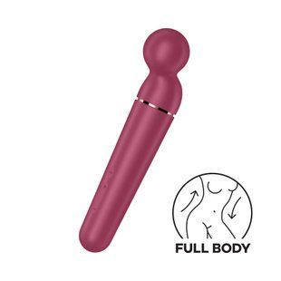 Вібромасажер Satisfyer Planet Wand-er Berry/Rosegold, дуже потужний, бездротовий SO8781 фото