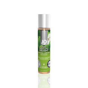 Змазка на водній основі JO H2O &mdash; Green Apple (30 мл) без цукру, рослинний гліцерин SO1481 фото