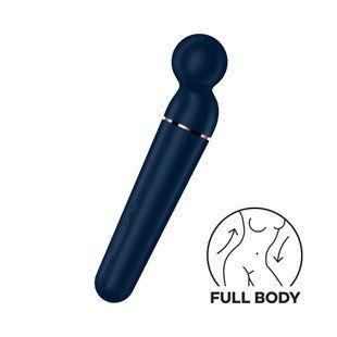 Вібромасажер Satisfyer Planet Wand-er Blue/Rosegold, дуже потужний, бездротовий SO8783 фото