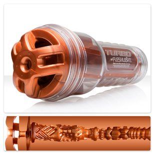 Мастурбатор Fleshlight Turbo Ignition Copper (імітатор мінету) F11161 фото