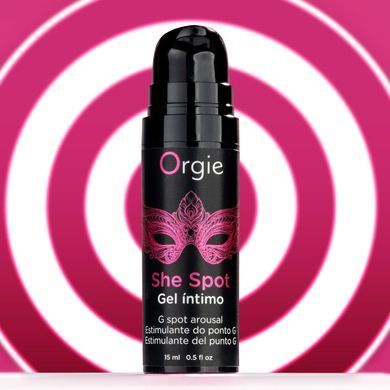 Гель для стимуляції точки G Orgie She Spot Intimate Gel, 15 мл, тепло-холод, ефект вібрації SX1552 фото