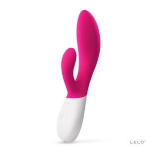 Вібратор-кролик LELO Ina Wave 2 Cerise, манливий рух стовбура + вібрації SO8080 фото