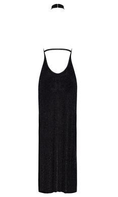 Сукня Noir Handmade F372 Onyx Twin-slit Long dress L SX4111 фото