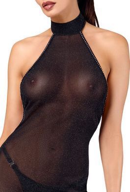 Сукня Noir Handmade F372 Onyx Twin-slit Long dress L SX4111 фото