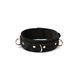Нашийник з повідцем Liebe Seele Boudoir Amor Collar with Leash Black, три кільця SX1668 фото 3