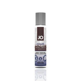 Охолоджувальна змазка-крем з кокосовою олією JO Coconut Hybrid COOLING (30 мл) біла SO1486 фото