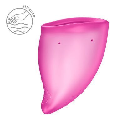 Менструальна чаша Fun Factory FUN CUP SIZE B Magenta, багаторазова, діаметр 4,3 см, об&rsquo;єм 30 мл SX3684 фото