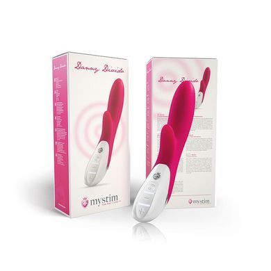 Вібратор-кролик Mystim Danny Divido Pink з глибокою вібрацією, 2 мотори SO2985 фото