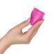 Менструальна чаша Fun Factory FUN CUP SIZE B Magenta, багаторазова, діаметр 4,3 см, об&rsquo;єм 30 мл SX3684 фото 4