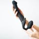Безремінний страпон з вібрацією Strap-On-Me Vibrating Black M, діаметр 3,8см, пульт ДК, регульований SO3354 фото 5