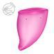 Менструальна чаша Fun Factory FUN CUP SIZE B Magenta, багаторазова, діаметр 4,3 см, об&rsquo;єм 30 мл SX3684 фото 3
