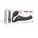 Безремінний страпон з вібрацією Strap-On-Me Vibrating Black M, діаметр 3,8см, пульт ДК, регульований SO3354 фото 3