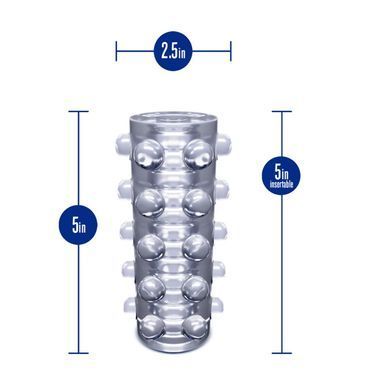 Мастурбатор Blush Rize &ndash; Swich Glow in the Dark Masturbator Clear, двосторонній, світиться в темряві SO8832 фото