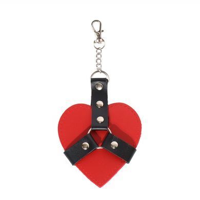 Брелок на карабіні для ключів Art of Sex Chained Heart, Червоний SX2338 фото