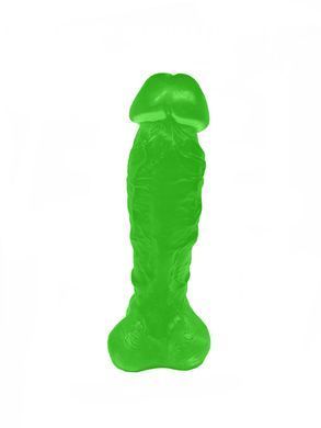 Мило у формі пеніса Чистий Кайф Green size XL, крафтове мило-член, натуральне SO2765 фото