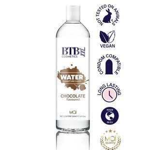 Змазка на водній основі BTB FLAVORED CHOCOLAT з ароматом шоколаду (250 мл) SO6569 фото