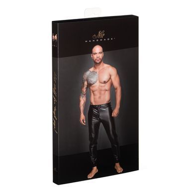 Чоловічі трегінси Noir Handmade H063 Powerwetlook treggings, S, мокрий ефект SX0115 фото