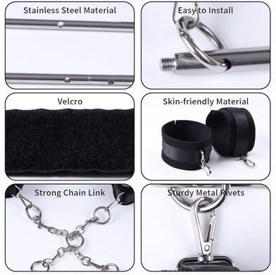 БДСМ-набір LOCKINK YEAHWOW Door Swing & Leg Spreader Bondage set SX2847 фото