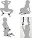 БДСМ-набір LOCKINK YEAHWOW Door Swing & Leg Spreader Bondage set SX2847 фото 2