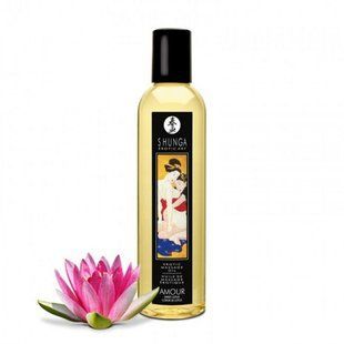 Масажна олія Shunga Amour &ndash; Sweet Lotus (250 мл) натуральна зволожувальна SO2878 фото