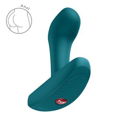 Анальна пробка з вібрацією Fun Factory Bootie Vibe Bottle Green, 12 режимів SX3713 фото