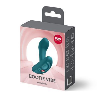 Анальна пробка з вібрацією Fun Factory Bootie Vibe Bottle Green, 12 режимів SX3713 фото