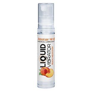 Лубрикант з ефектом вібрації Amoreane Med Liquid Vibrator Peach (10 мл) SO4817 фото
