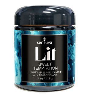 Масажна свічка Sensuva Lit Sweet Temptation Massage Candle 113г SX2599 фото