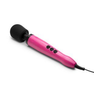 Вібромасажер DOXY Original Pink, дуже потужний, живлення 220В, пульсівні вібрації SO1429 фото