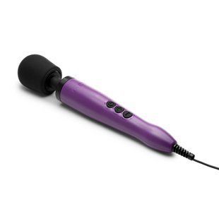 Вібромасажер DOXY Original Purple, дуже потужний, живлення 220В, пульсівні вібрації SO1430 фото