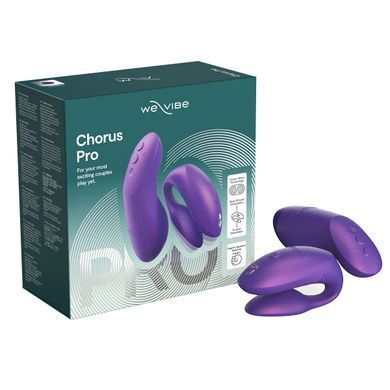 Смарт-вібратор для пар We-Vibe Chorus Pro Cosmic Purple SX3861 фото